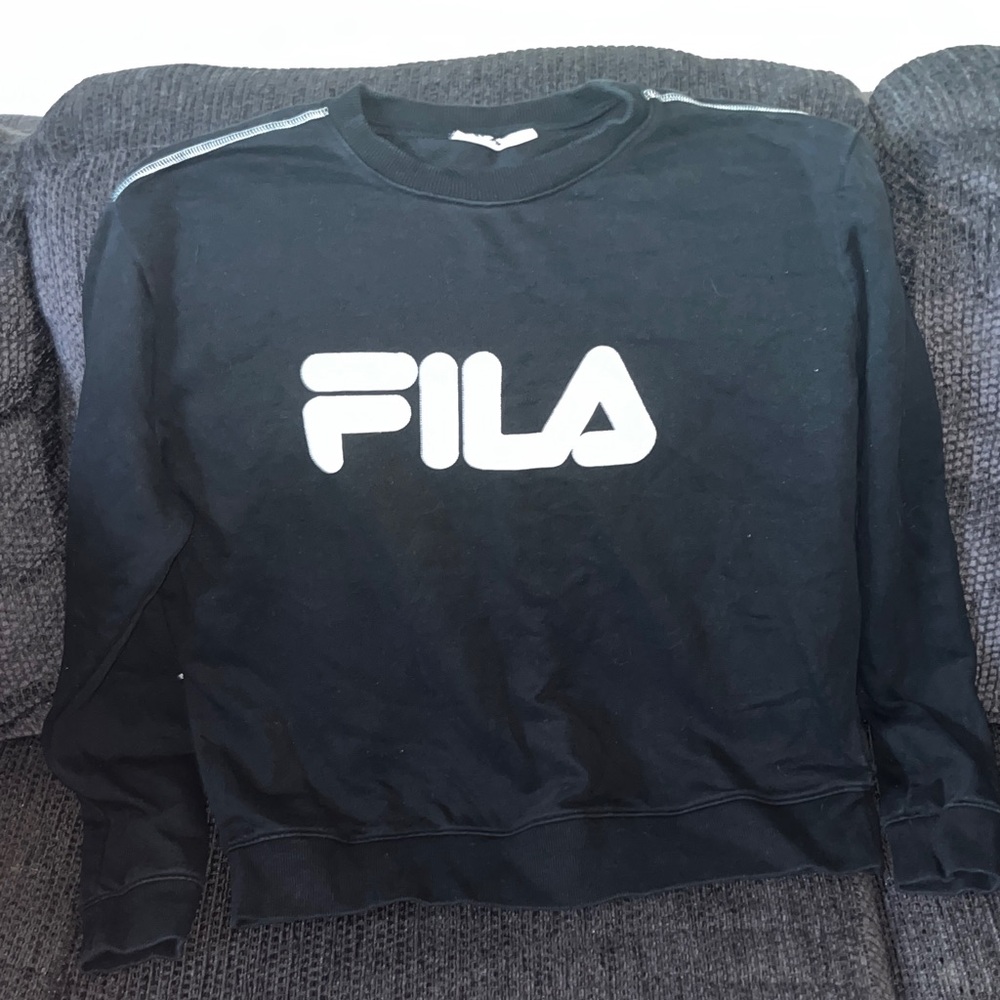 Fila Black Crewneck Sweater